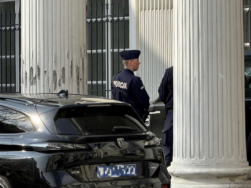 Akcja policji w centrum Warszawy