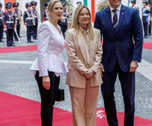 Marta Nawrocka we Włoszech