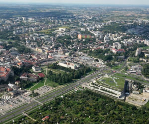 Lądując podziwiamy miasto