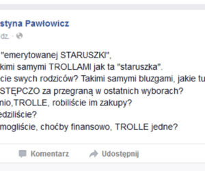 Pawłowicz drwi z seniorów