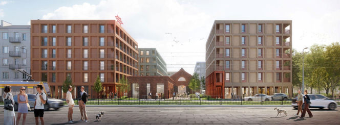 Fabryka PERUN na warszawskiej Pradze zmienia się w nowoczesne mieszkania