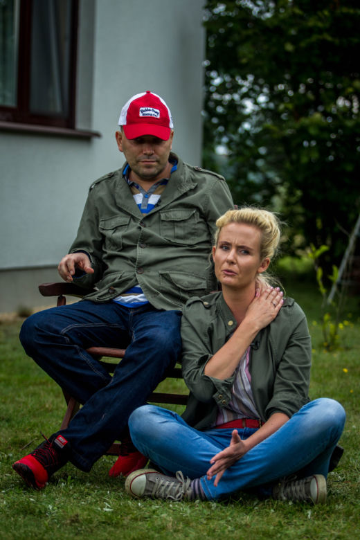 Tomasz Kalita z partnerką