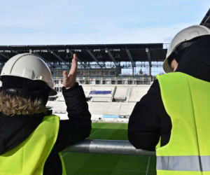 Budowa stadionu w Szczecinie - luty 2022