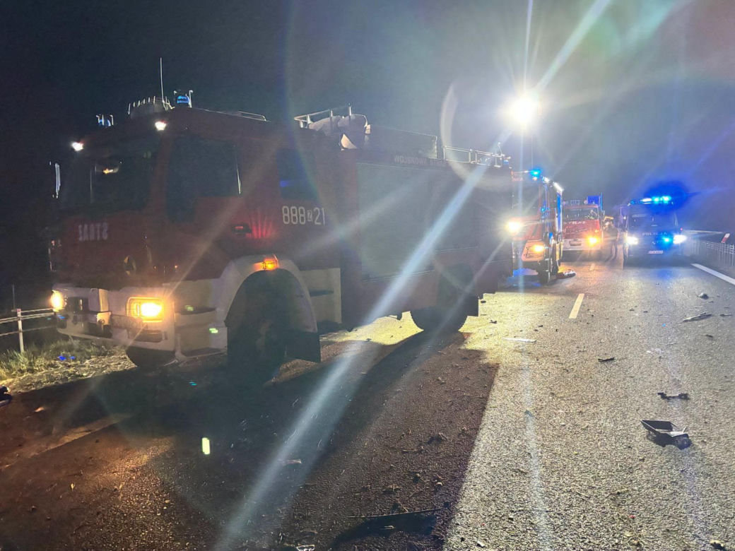 Tragiczny wypadek na S10