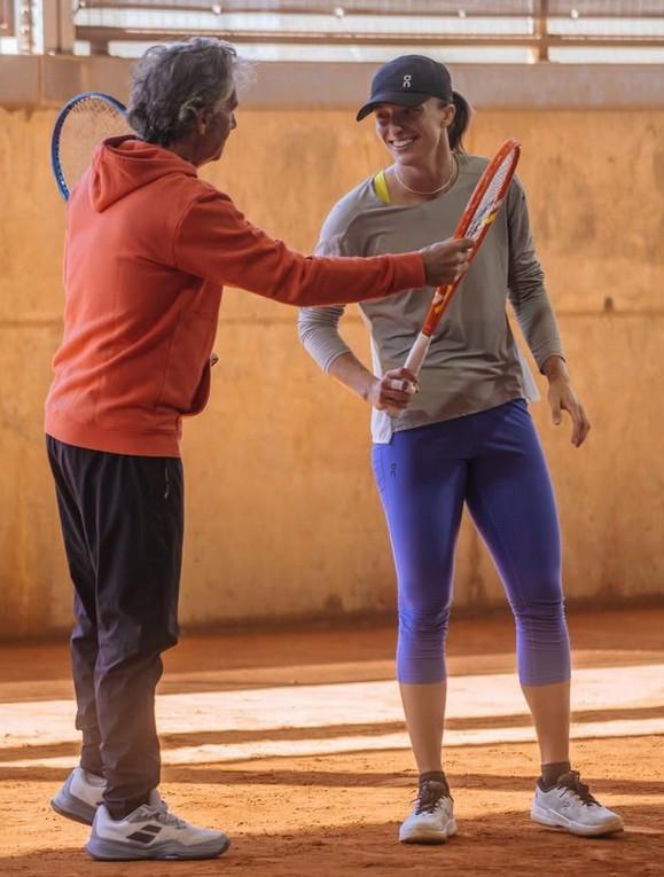 Iga Świątek trenuje w Akademii Rafaela Nadala