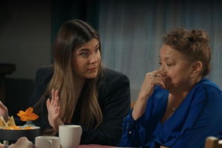 Barwy szczęścia odc. 3371. Lucyna (Grażyna Zielińska), Agata (Natalia Zambrzycka)