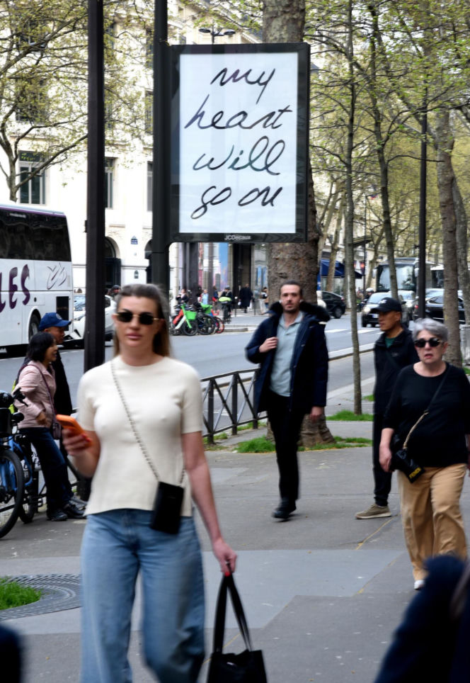 Plakaty zapowiadające koncerty Celine Dion