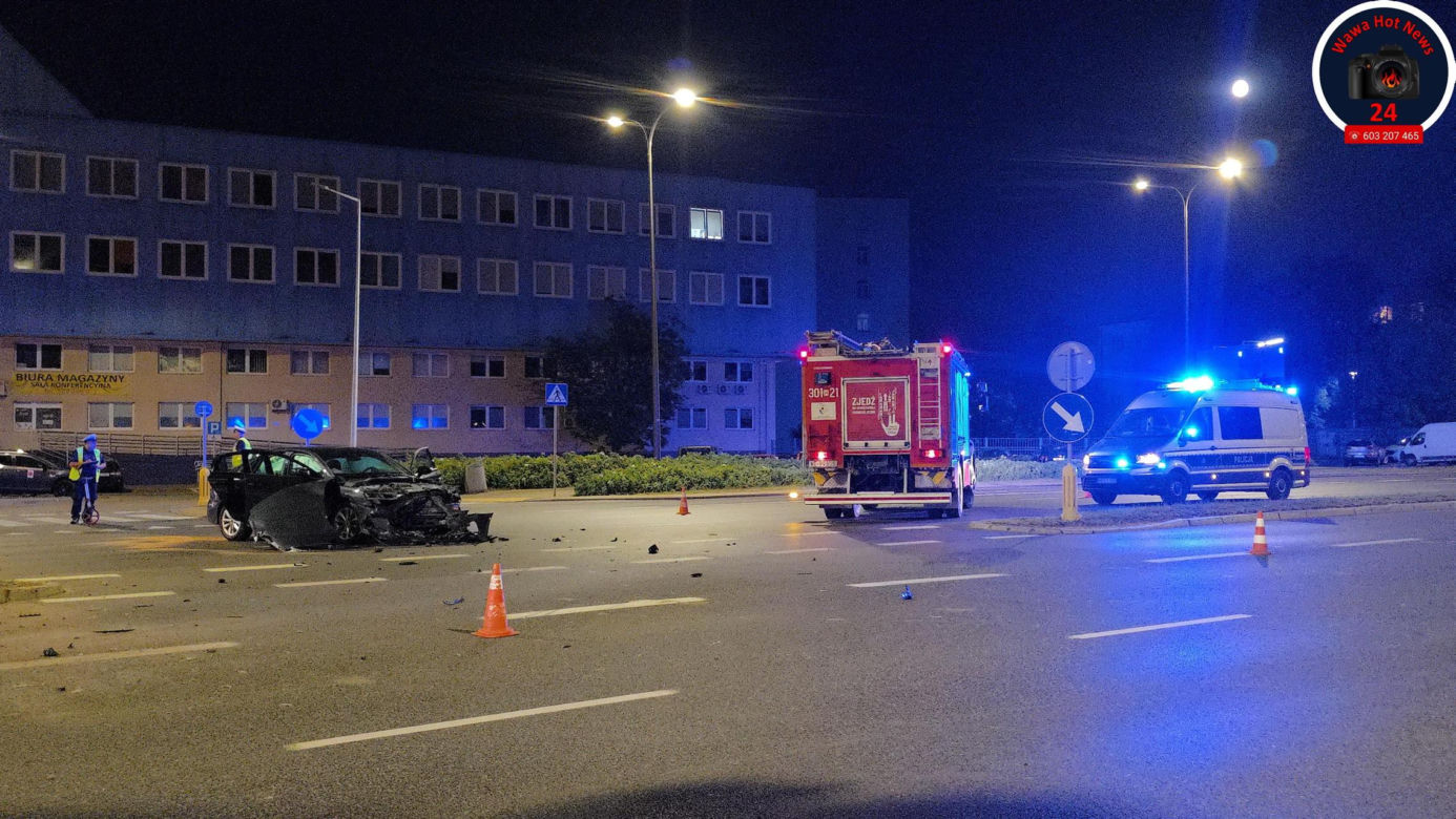 Kierowca audi wjechał w motocyklistę