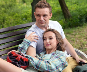 Barwy szczęścia odc. 3281. Asia Sokalska (Anna Gzyra), Hubert (Marek Molak)