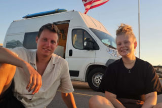 Julia Skibińska i Paweł Markowski przemierzają USA kamperem, którego sami zbudowali