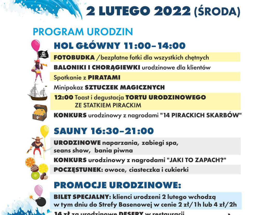 Program 14. urodzin Fali
