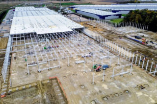 Trwa budowa hali o powierzchni 102 tys. mkw. w ramach kompleksu Wrocław Campus 2 – DSV pierwszym najemcą