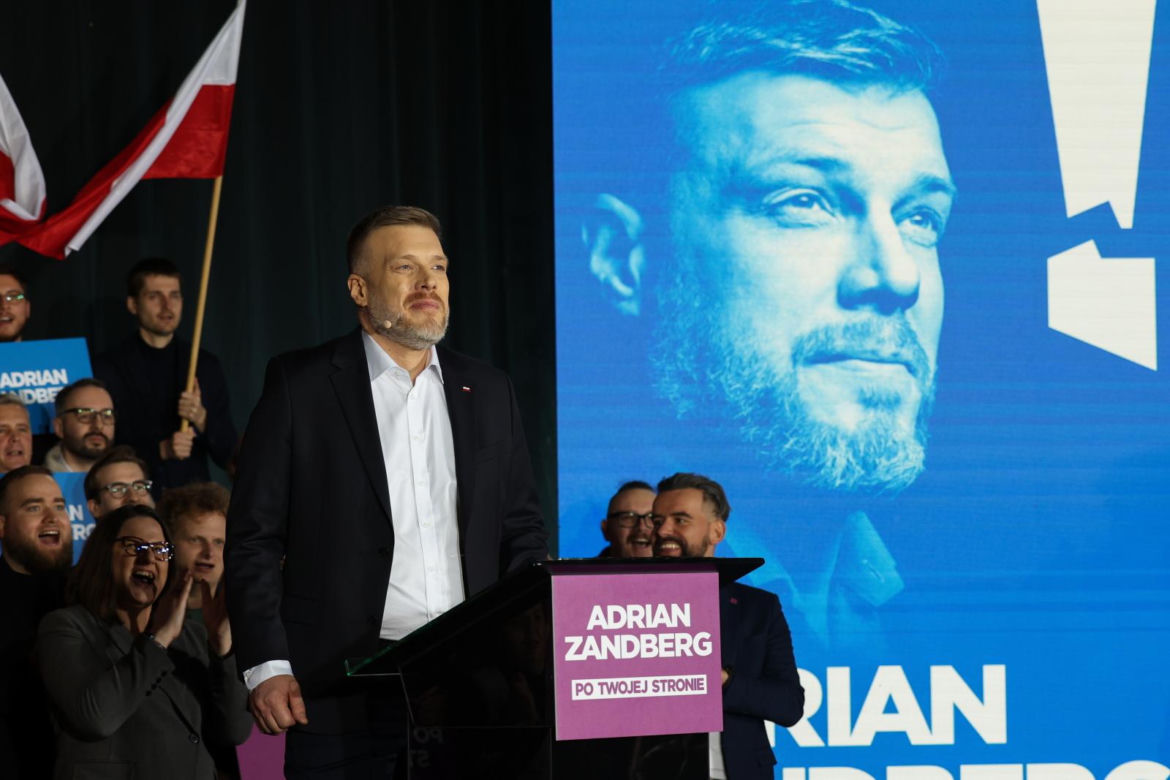 Adrian Zandberg nowym kandydatem na prezydenta RP