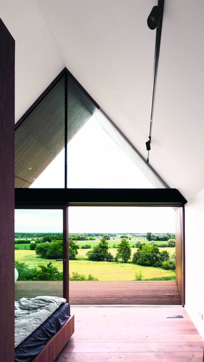 Dom ze skośnym dachem - projekt - Miłosz Stopiński