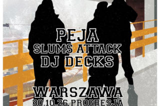 Peja / Slums Attack dadzą koncert z legendarnymi utworami. Będą goście specjalni!
