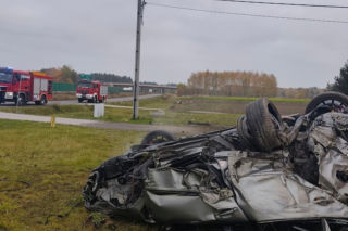 Wypadek w Gocławiu w powiecie garwolińskim