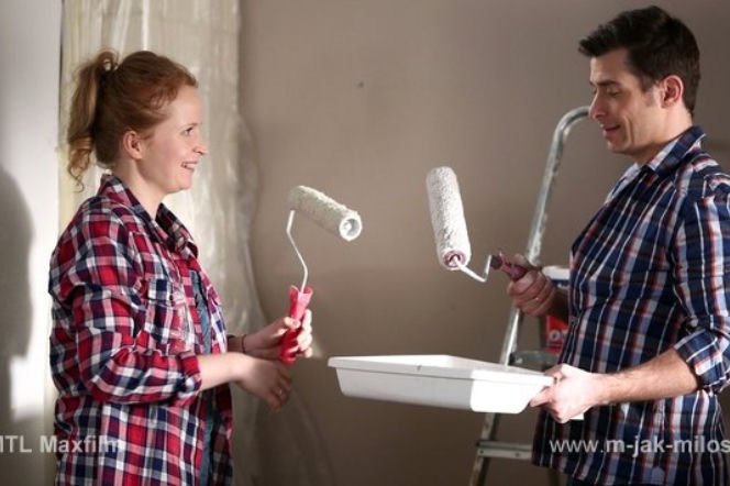 M jak miłość odc. 1145. Ewa (Dominika Kluźniak), Marek (Kacper Kuszewski)