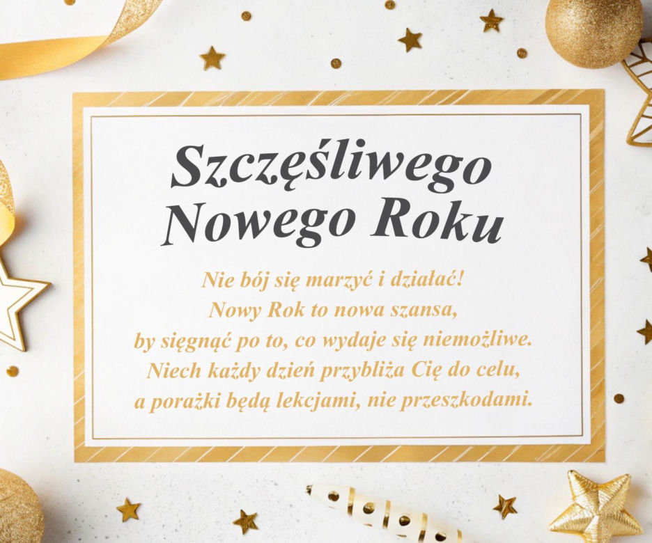 Darmowe kartki noworoczne 2025. Inspirujące i motywacyjne do pobrania