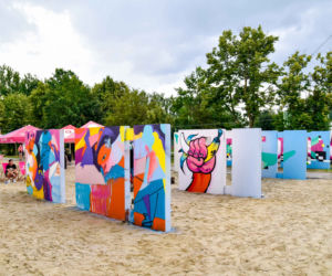 Tak wygląda sztuczna plaża przy Stadionie Śląskim. Rozkręcaliśmy tam imprezę w ramach Eska Summer City
