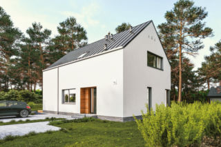 Biała elewacja domu zawsze w trendzie. Zobacz, jakie domy z białą elewacją projektują architekci
