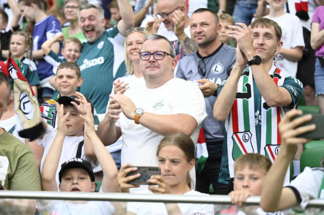 Legia Warszawa - Zagłębie Lubin: Zdjęcia kibiców
