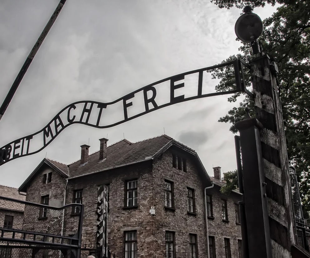 Hajlowała przed bramą do Auschwitz. Jej tłumaczenie SZOKUJE! 