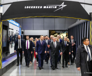 Nawrocki w zakładach Lockheed Martin