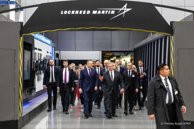 Nawrocki w zakładach Lockheed Martin
