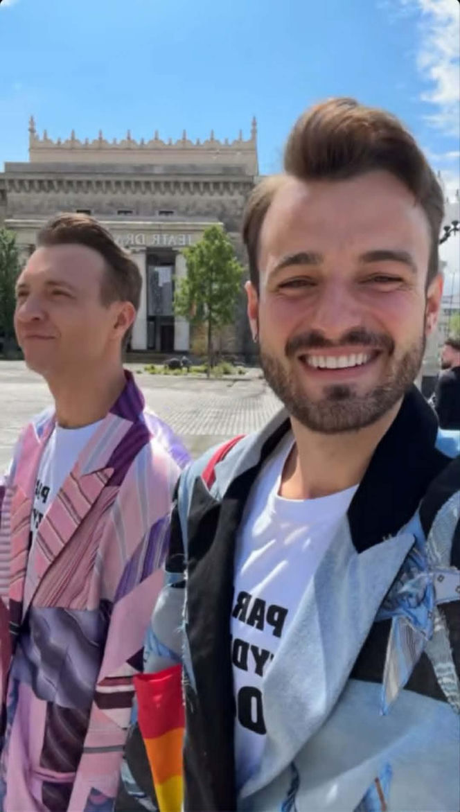 Gwiazdy na Paradzie Równości: Błażej Stencel i Kamil Krupicz