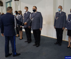 Nowi policjanci na Warmii i Mazurach. Ślubowanie złożyło 45 funkcjonariuszy [ZDJĘCIA]