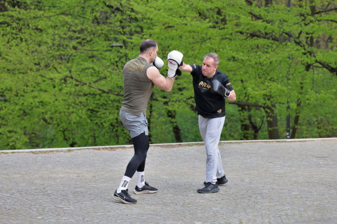 Łukasz Mejza uczył boksu pod chmurką Przemysława Czarneckiego