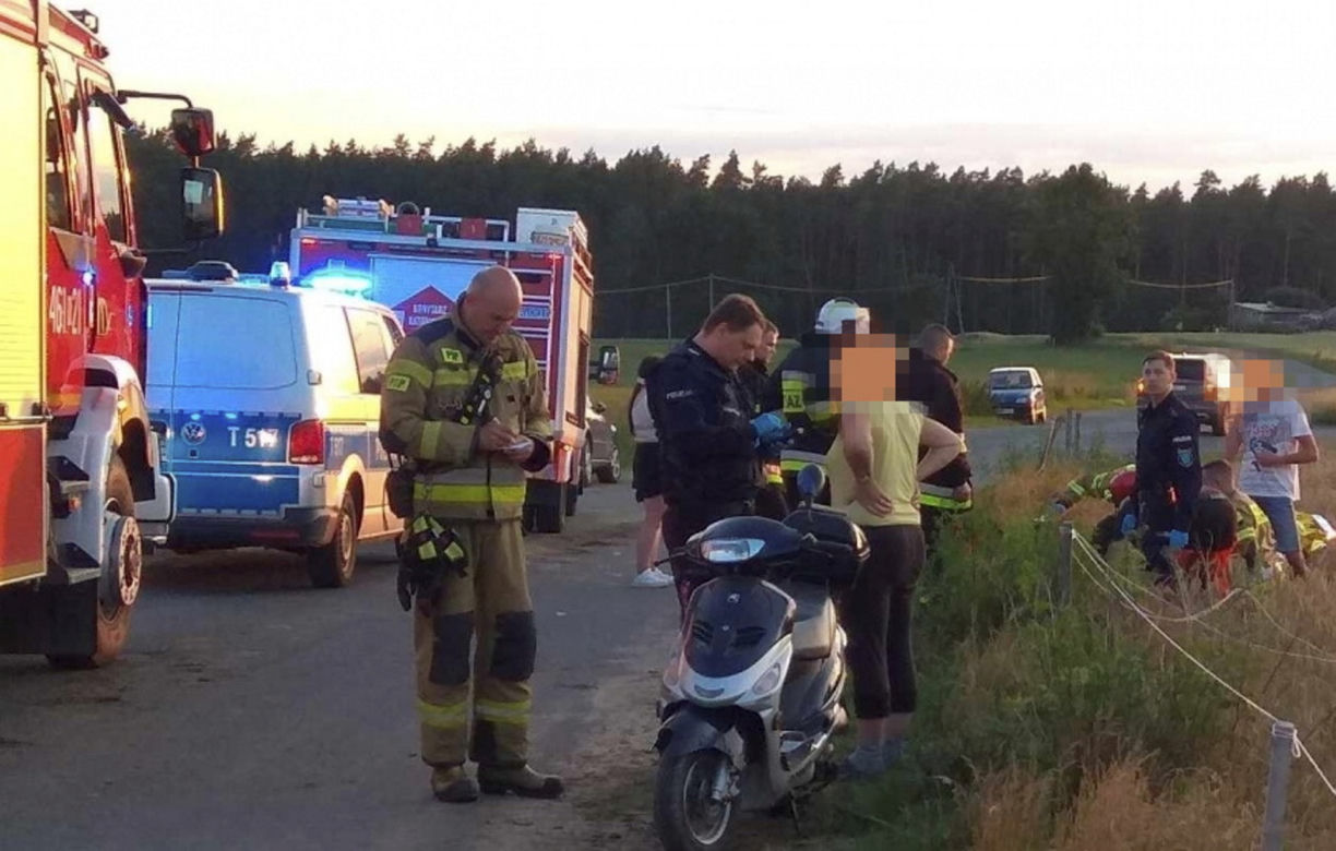 Dwoje dzieci jechało quadem. Są ranni po zderzeniu z ciągnikiem
