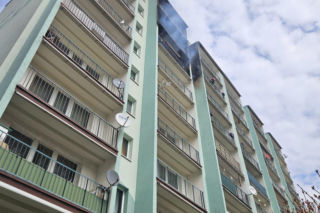 Pożar wieżowca w Gliwicach. Ewakuowano mieszkańców, trzy osoby w szpitalu