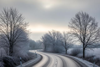 Gołoledź paraliżuje Wielkopolskę. Ile wypadków odnotowano 26 stycznia?