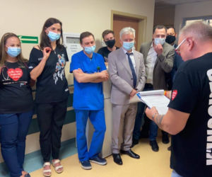 Jurek Owsiak otworzył specjalistyczny pododdział dla noworodków im. WOŚP w Bochni 