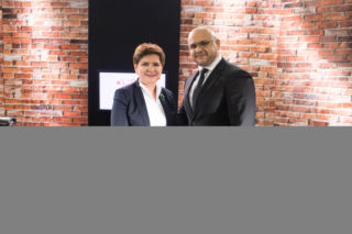 Premier Beata Szydło w redakcji Super Expressu