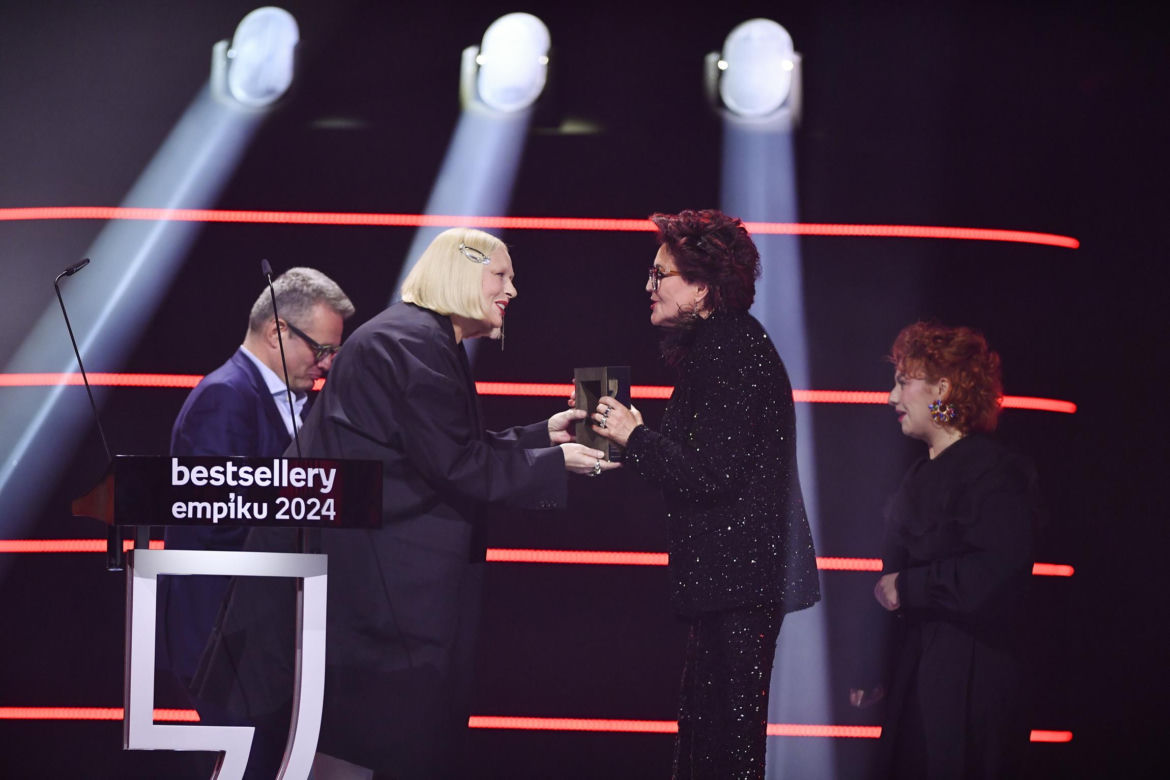 Jolanta Kwaśniewska na gali Bestsellery Empiku 2024