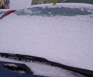 Białystok. W maju spadł śnieg