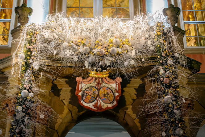 Zamek Książ w świątecznej odsłonie