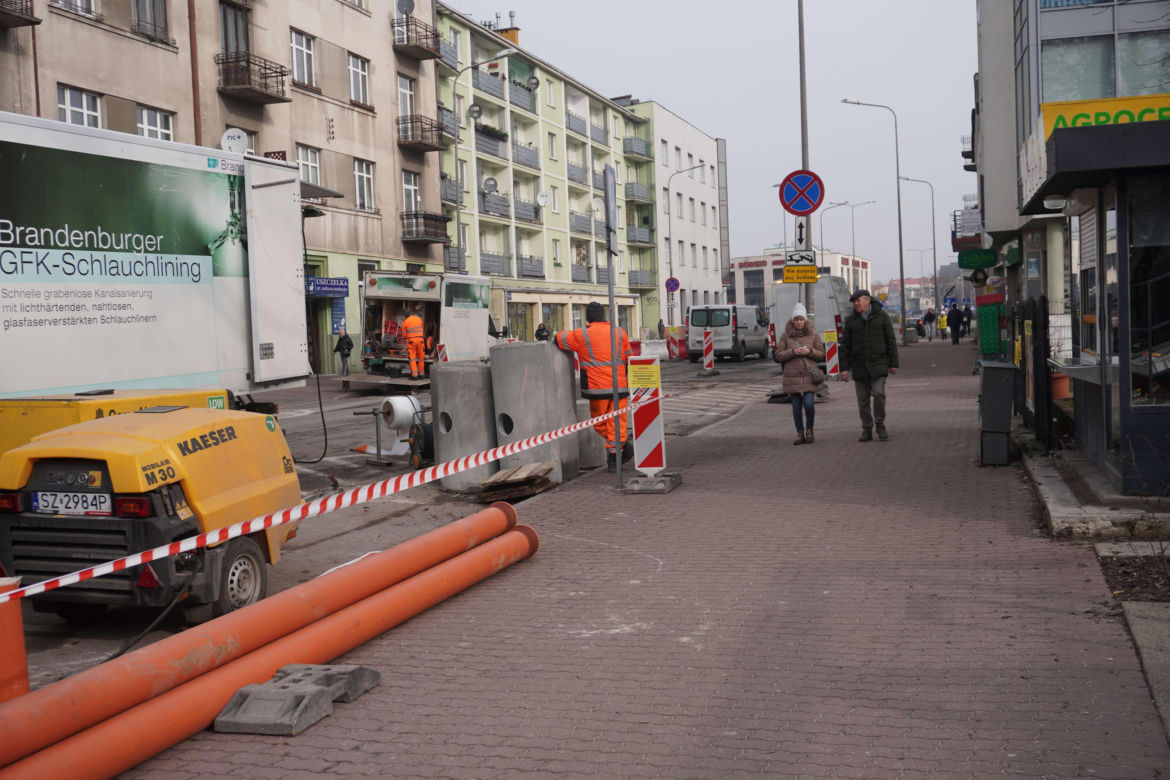 Przebudowa ulicy Paderewskiego w Kielcach