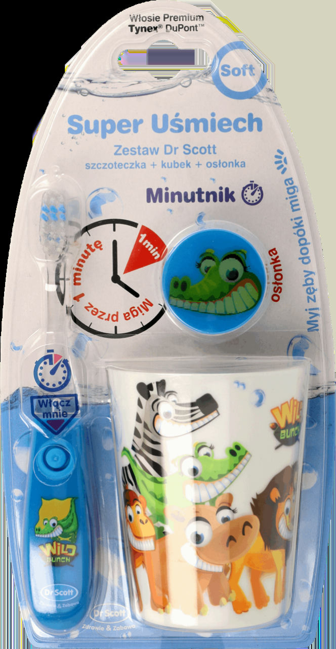 Hydrex Dr Scott Migająca szczoteczka do zębów z minutnikiem