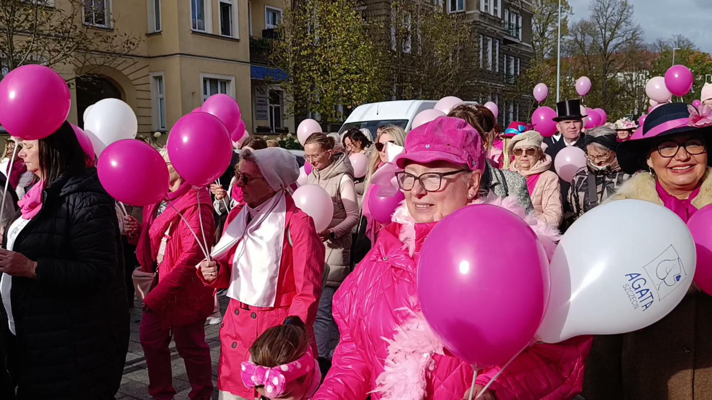Marsz Różowej Wstążki w Szczecinie