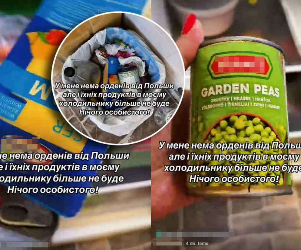 Polskich produktów w mojej lodówce już nie będzie. Ukrainka pokazała nagranie