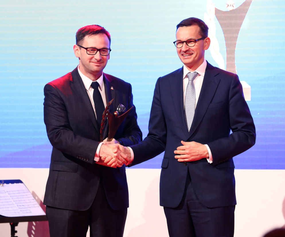 Daniel Obajtek i Mateusz Morawiecki