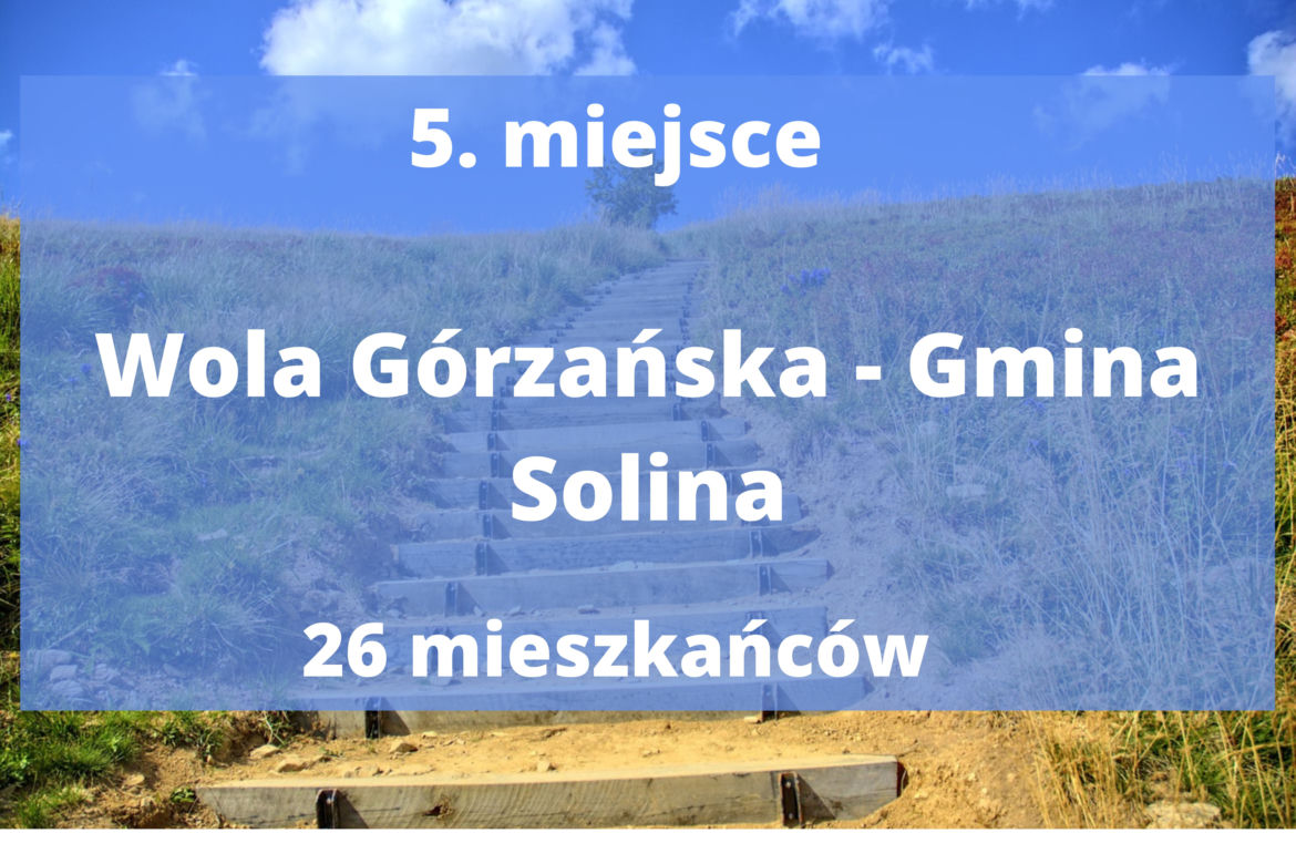 Najmniejsze miejscowości w Bieszczadach 