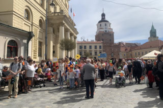Lublin stał się pomarańczowy. Miasto wspiera mieszkańców
