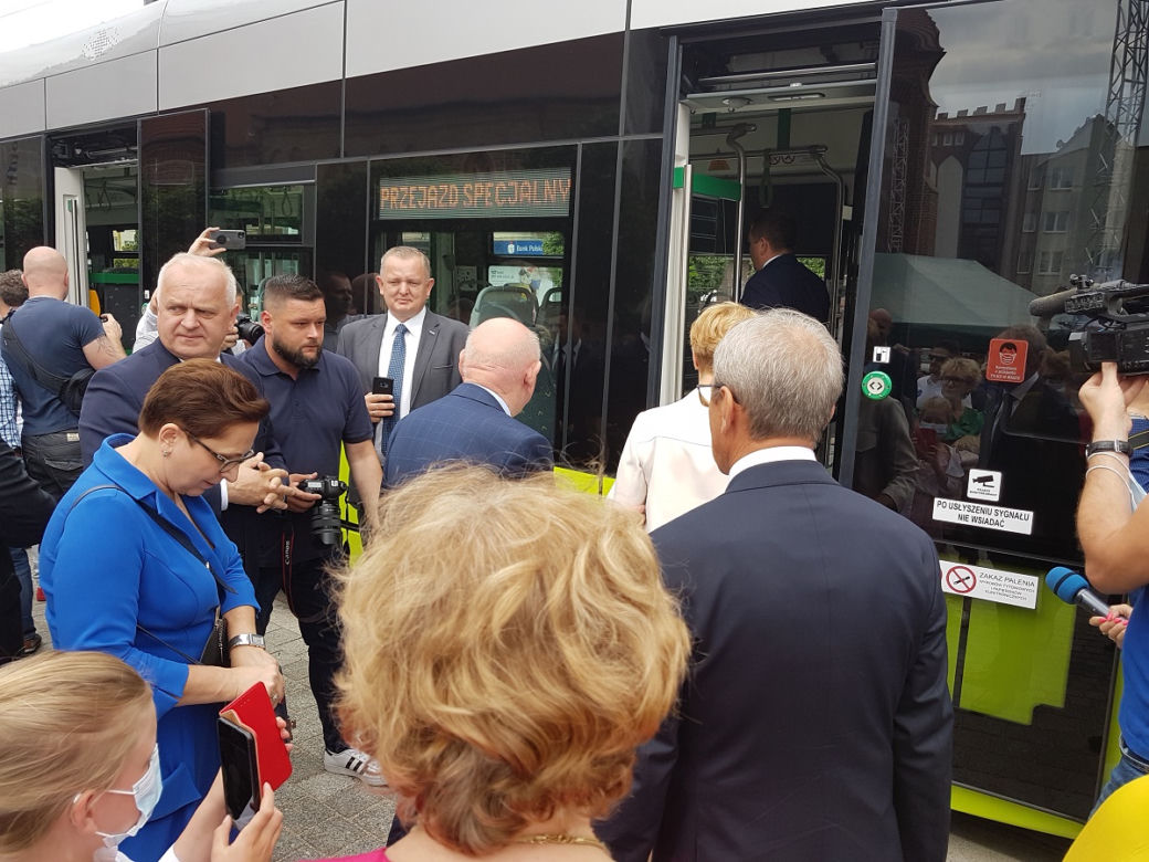 Tramwaje wróciły do Gorzowa. Było tłoczno. Czasami nawet za bardzo. 