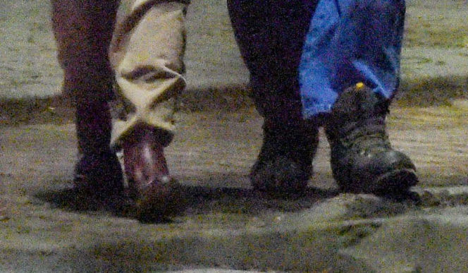 Agnieszka Kaczorowska i Marcin Rogacewicz na kolacji