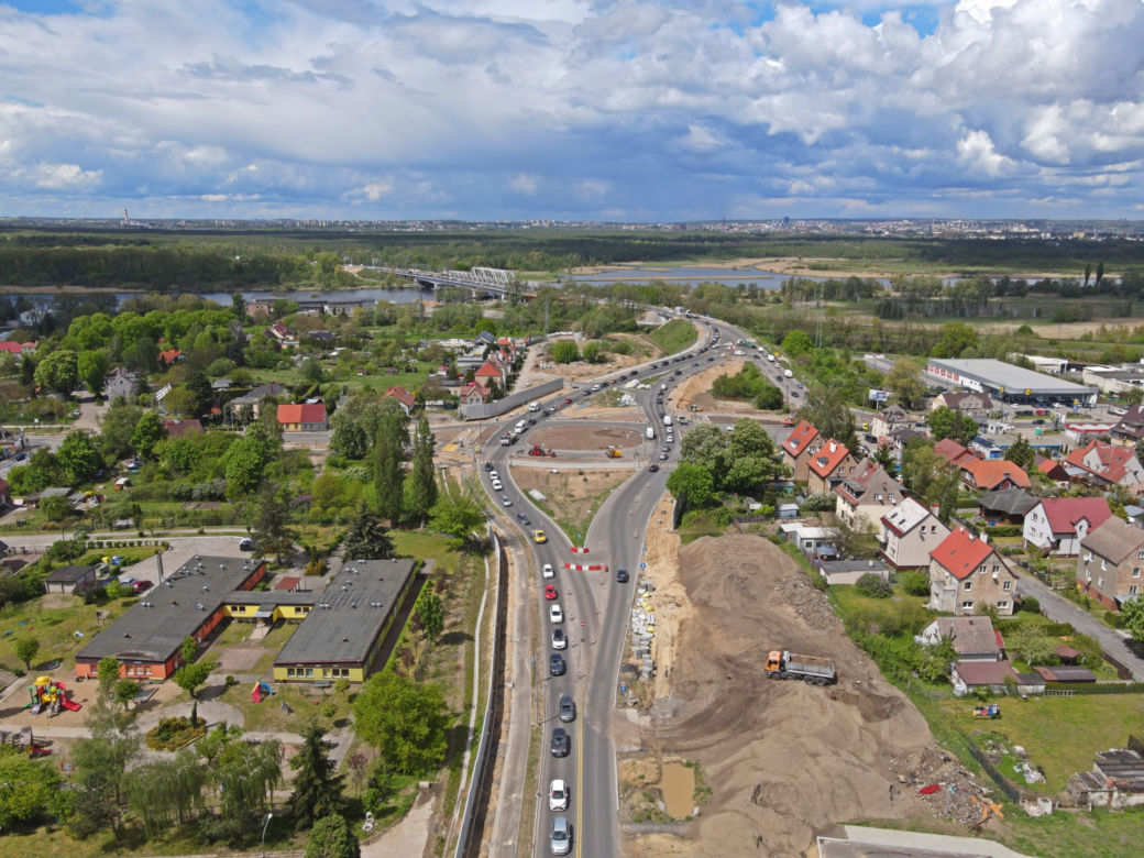 Budowa węzła Granitowa - maj 2021