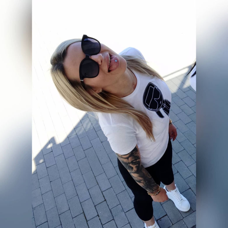 Sandra Fajdek, żona Pawła Fajdka. 